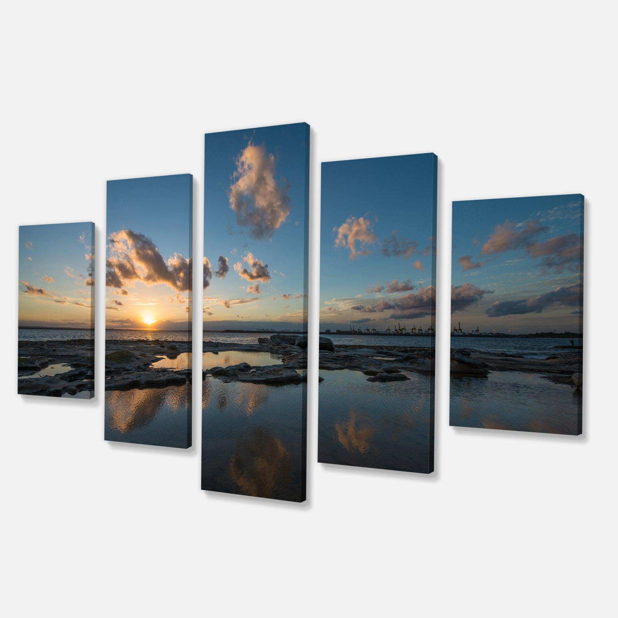 Sunset at La Perhouse Beach Multi-Panels