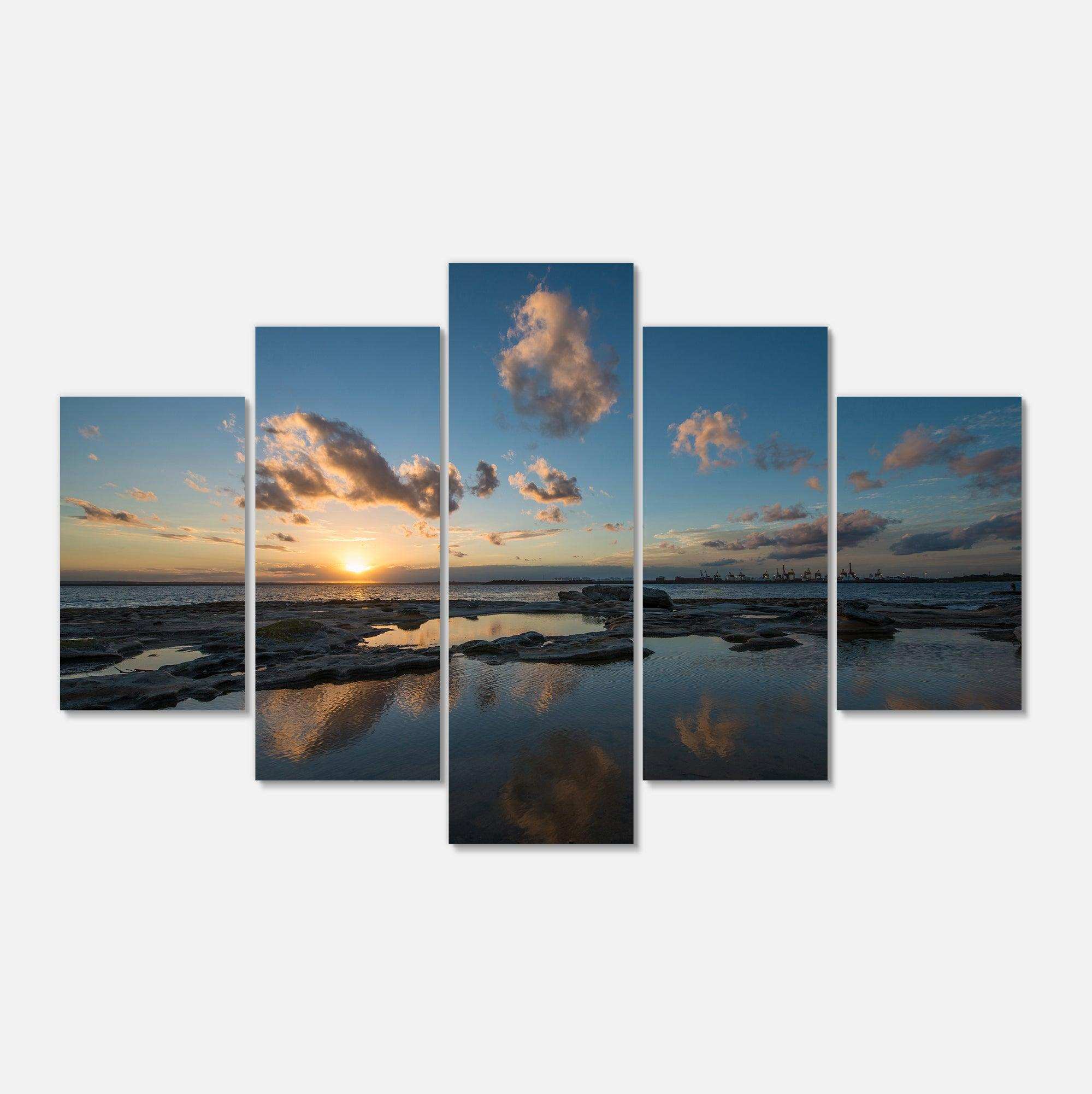 Sunset at La Perhouse Beach Multi-Panels