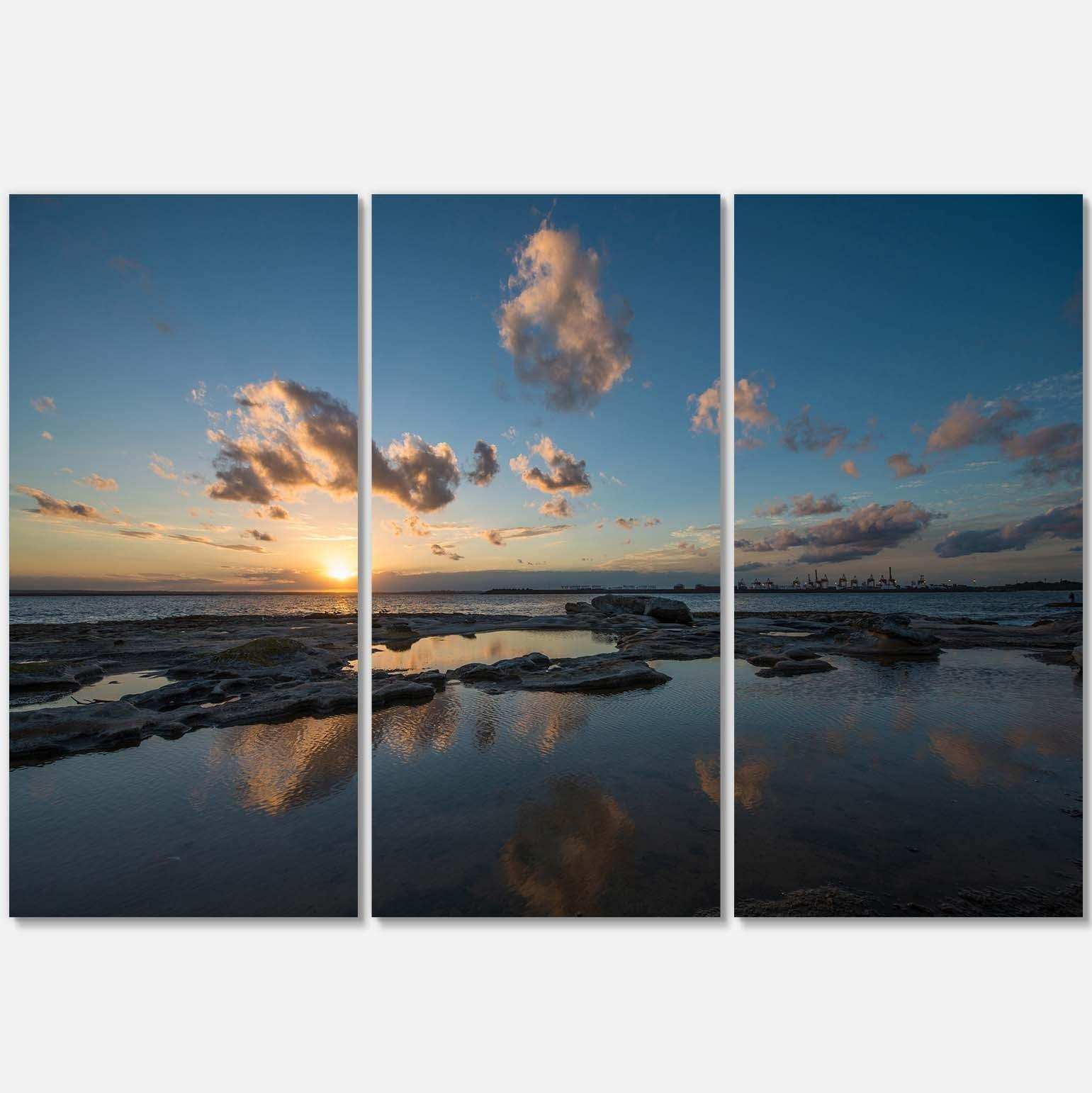 Sunset at La Perhouse Beach Multi-Panels