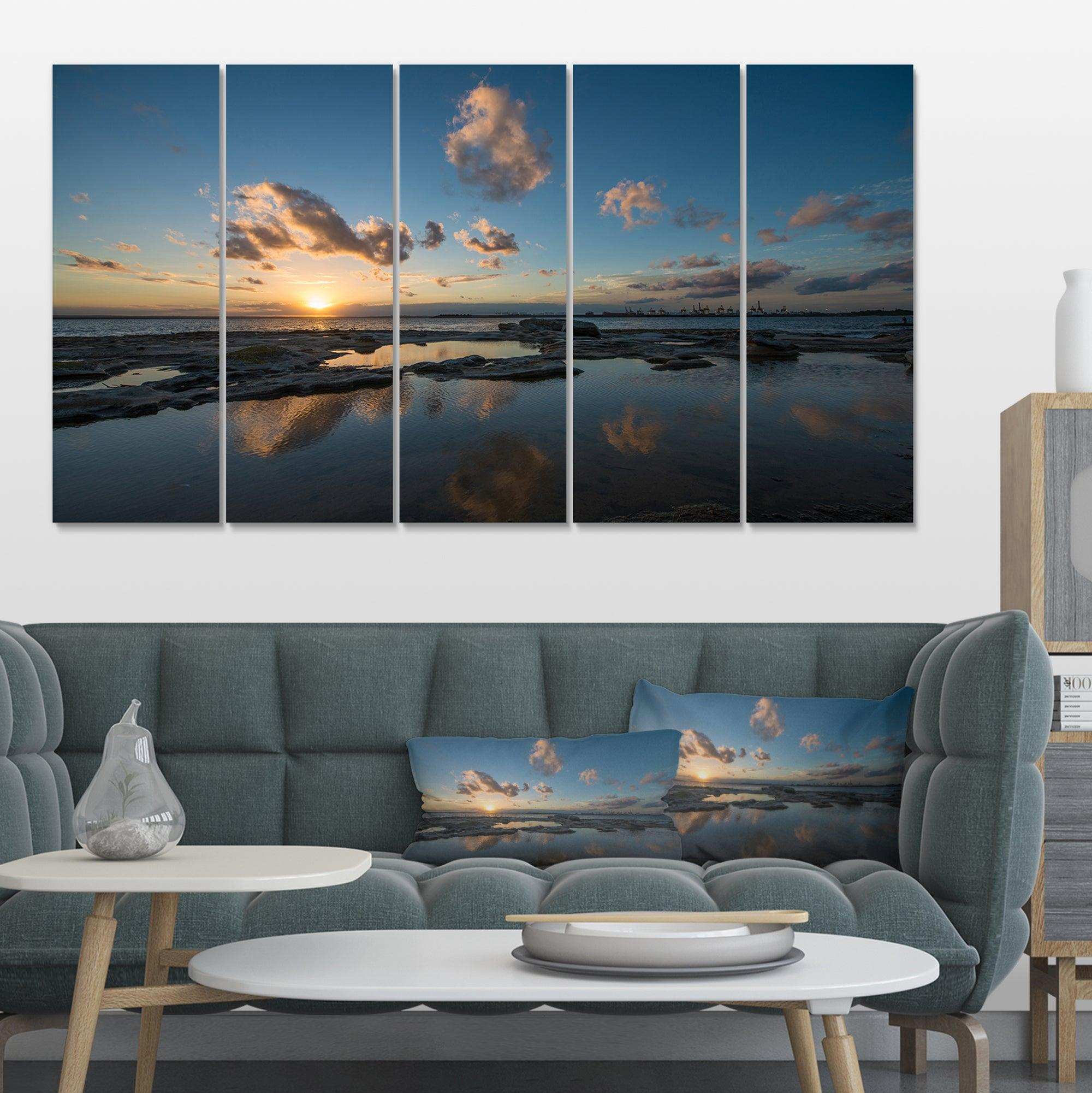 Sunset at La Perhouse Beach Multi-Panels