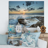 Bright Sydney Sunset Over Sea