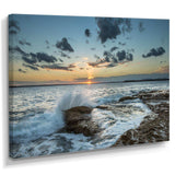 Bright Sydney Sunset Over Sea