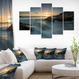 Sydney Seashore at Sunset Multi-Panels
