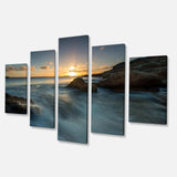 Sydney Seashore at Sunset Multi-Panels