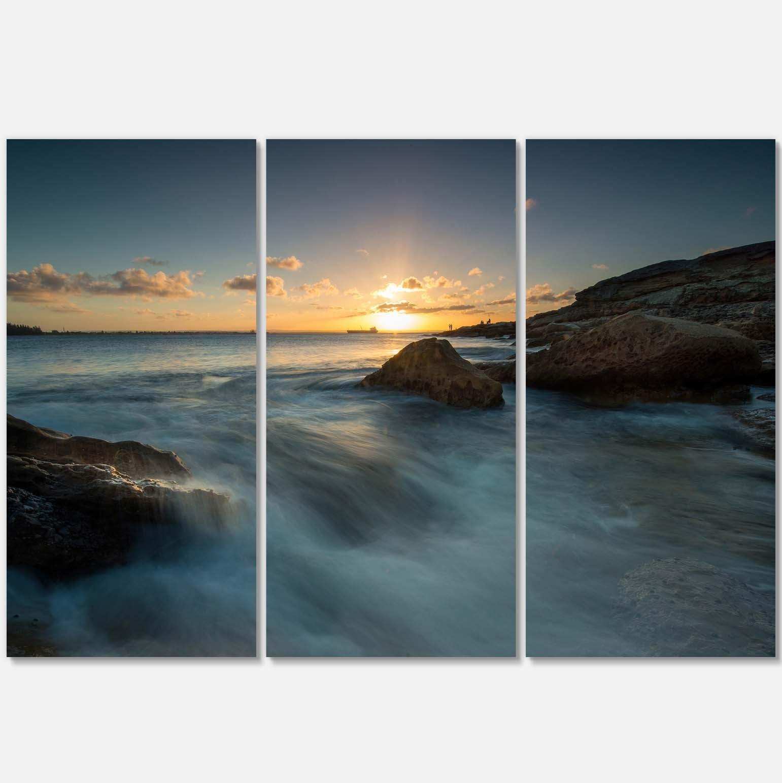 Sydney Seashore at Sunset Multi-Panels