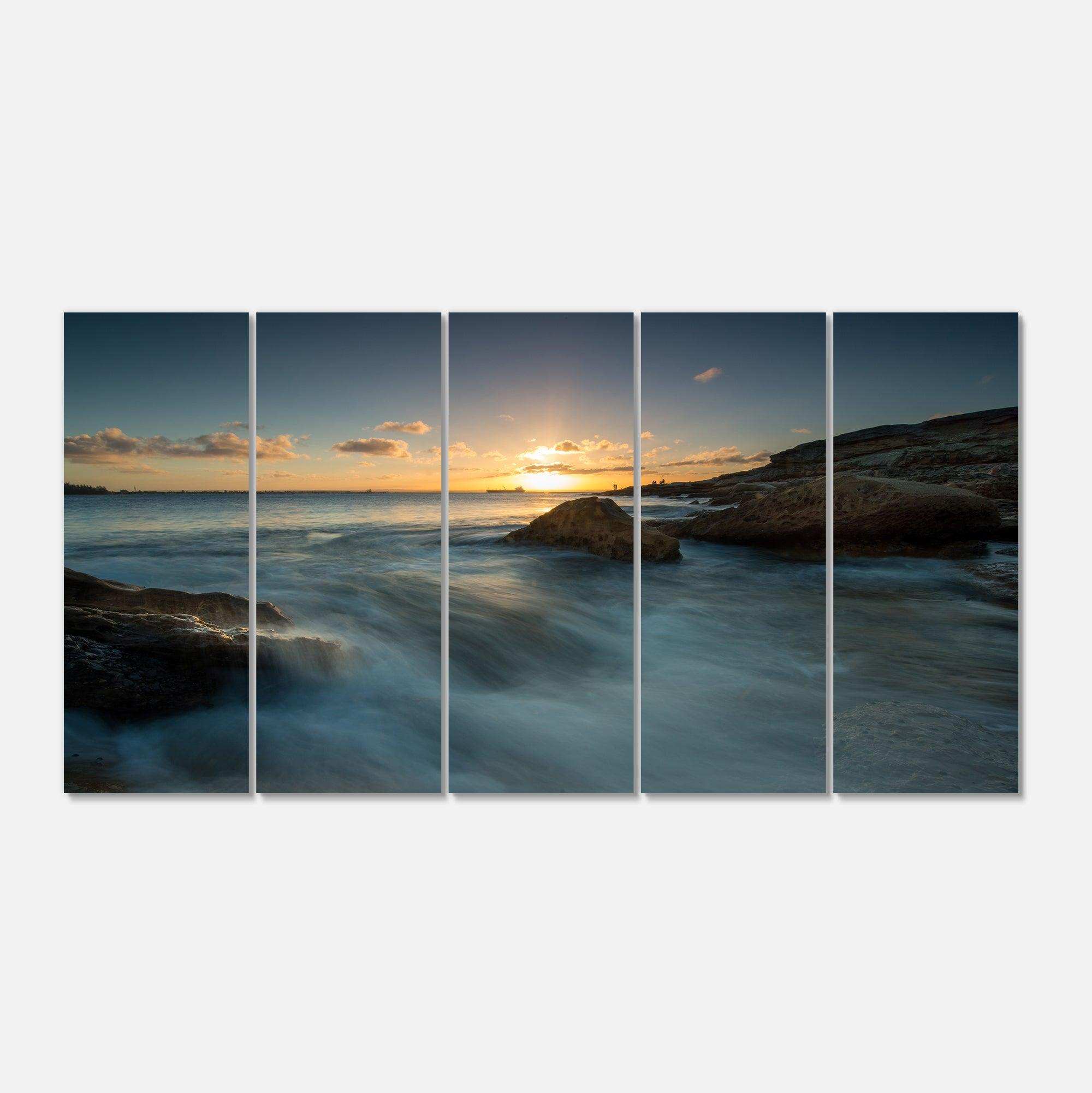 Sydney Seashore at Sunset Multi-Panels