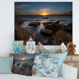 Rocky Sydney Beach at Sunset