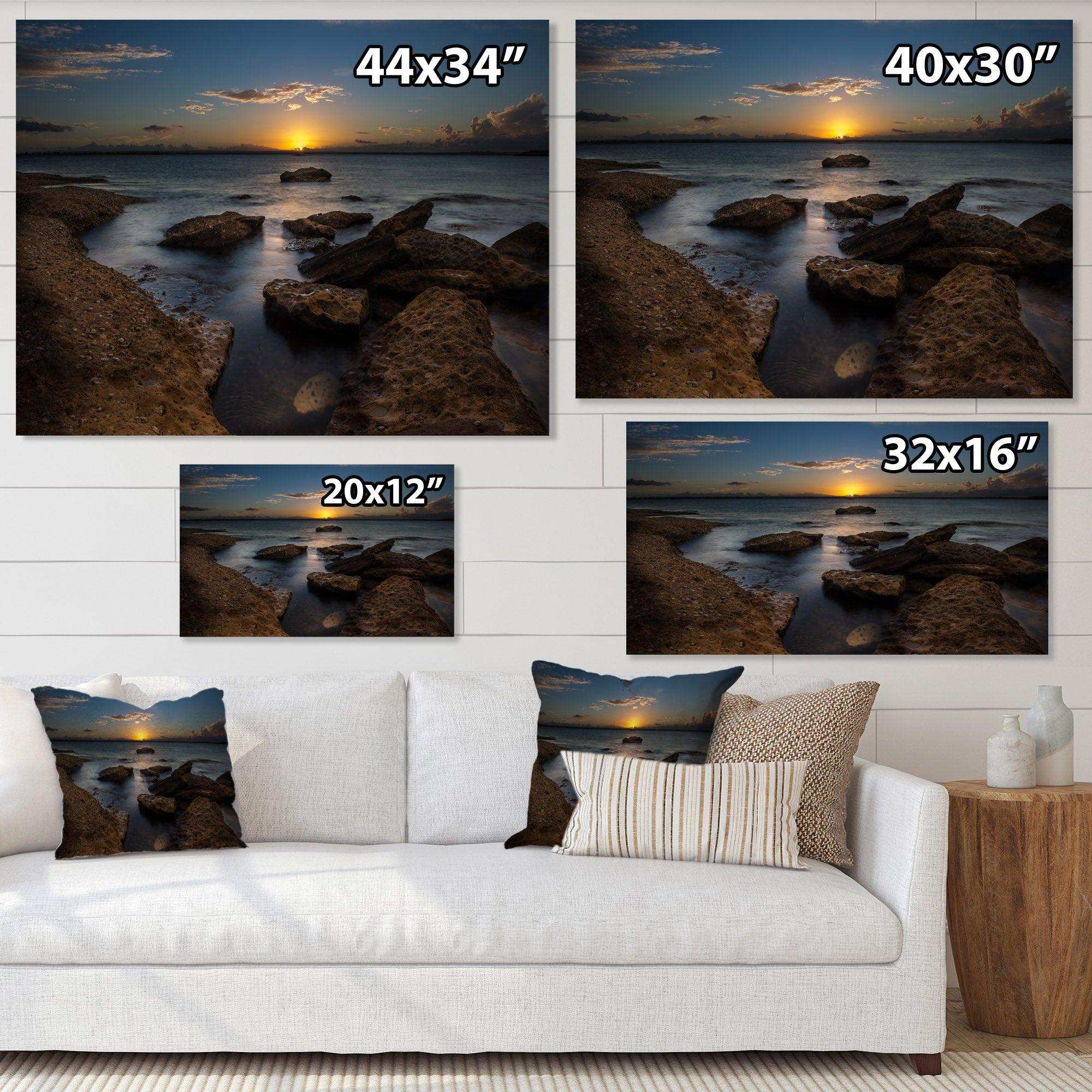 Rocky Sydney Beach at Sunset