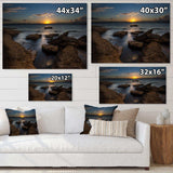 Rocky Sydney Beach at Sunset