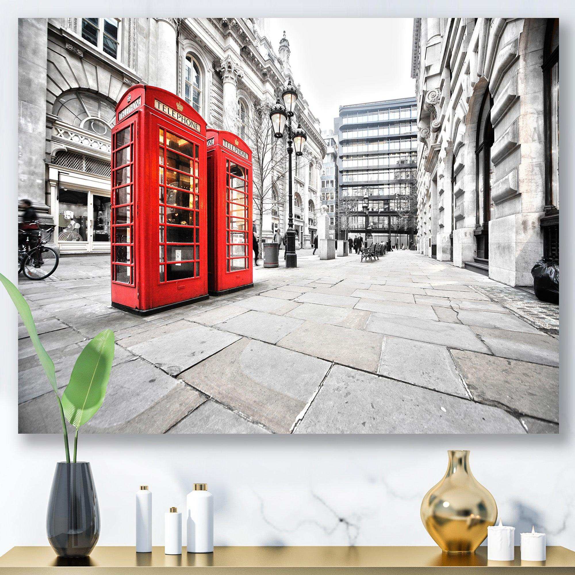 Phone Booths on Street