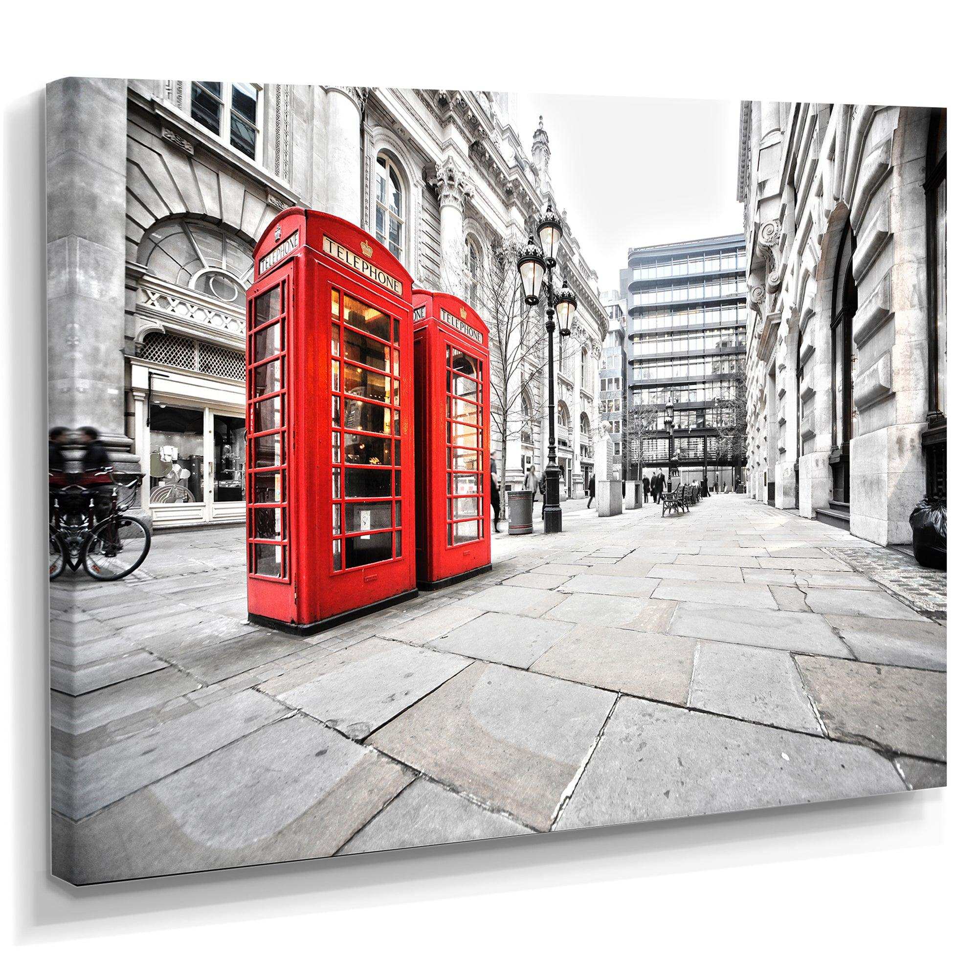 Phone Booths on Street