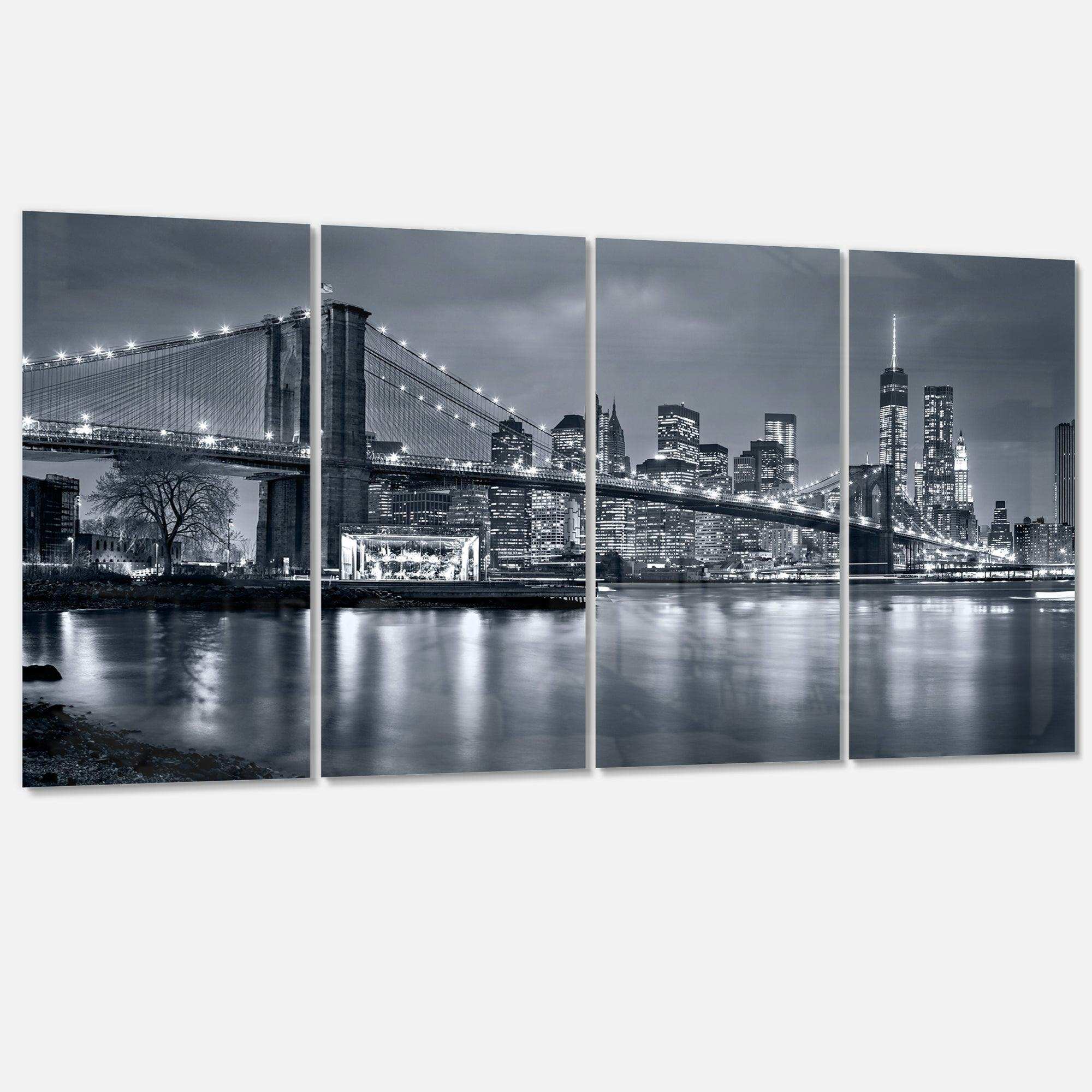 Panorama New York City at Night Multi-Panels