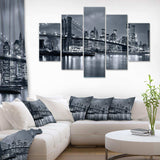 Panorama New York City at Night Multi-Panels