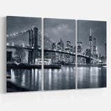 Panorama New York City at Night Multi-Panels