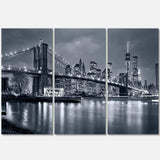 Panorama New York City at Night Multi-Panels