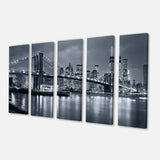 Panorama New York City at Night Multi-Panels