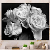 Bunch of Roses Black and White