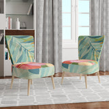 Designart 'Hibiscus Garden III' Traditional Accent Chair
