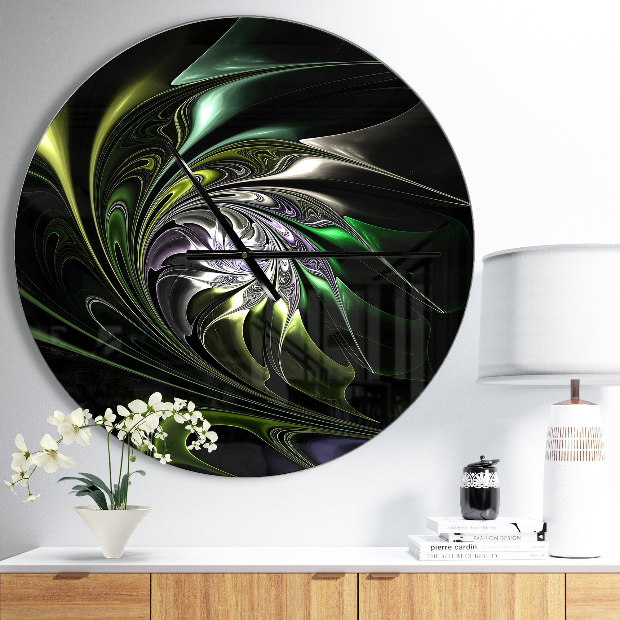 Multi Colored Green Stained Glass