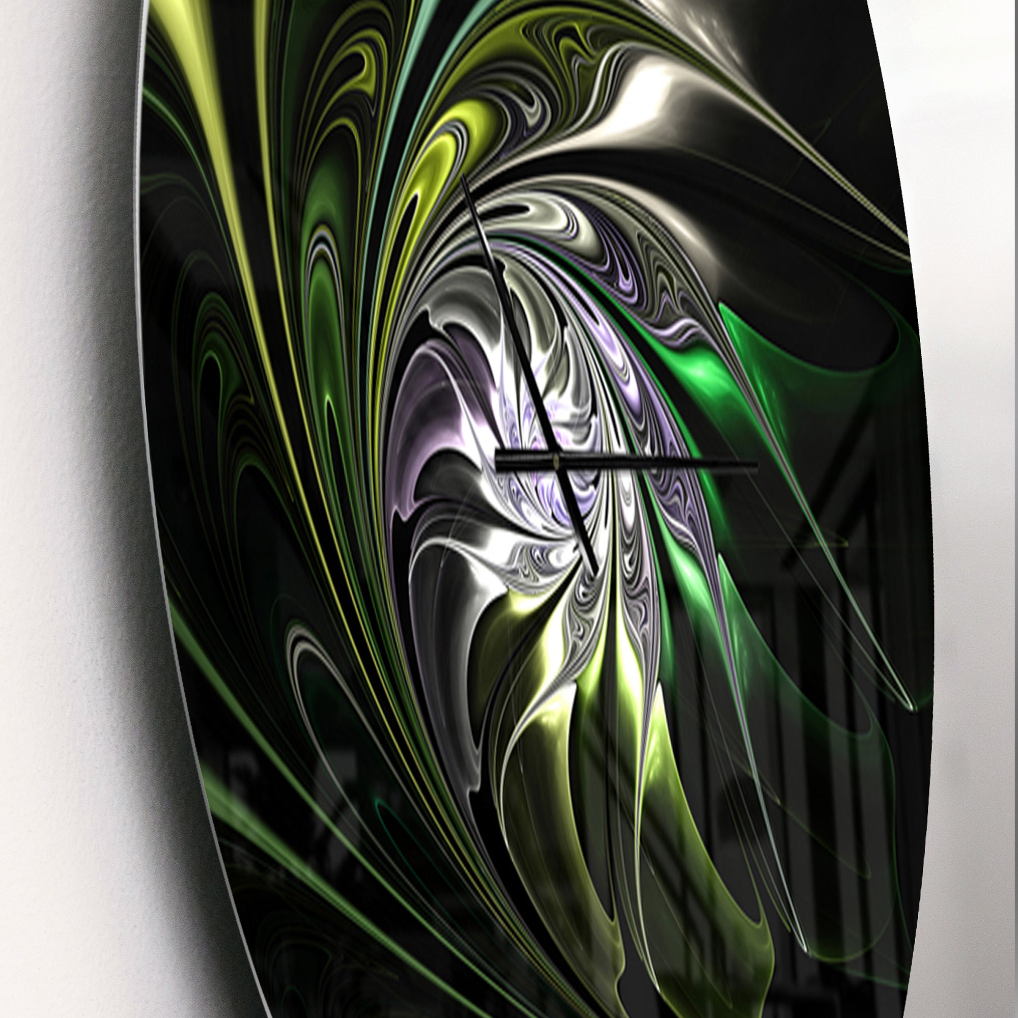 Multi Colored Green Stained Glass