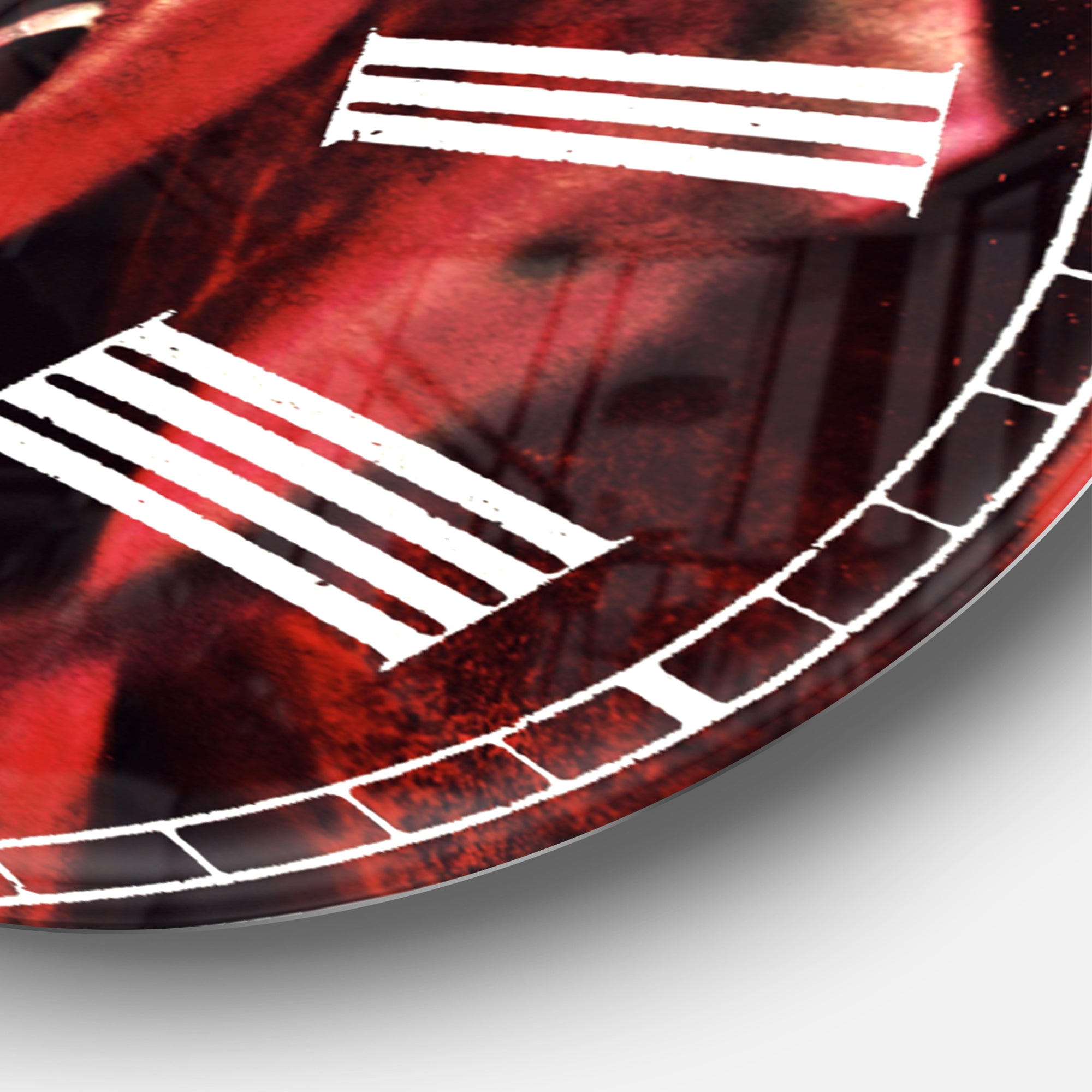 Red Rose with Raindrops on Black