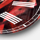 Red Rose with Raindrops on Black