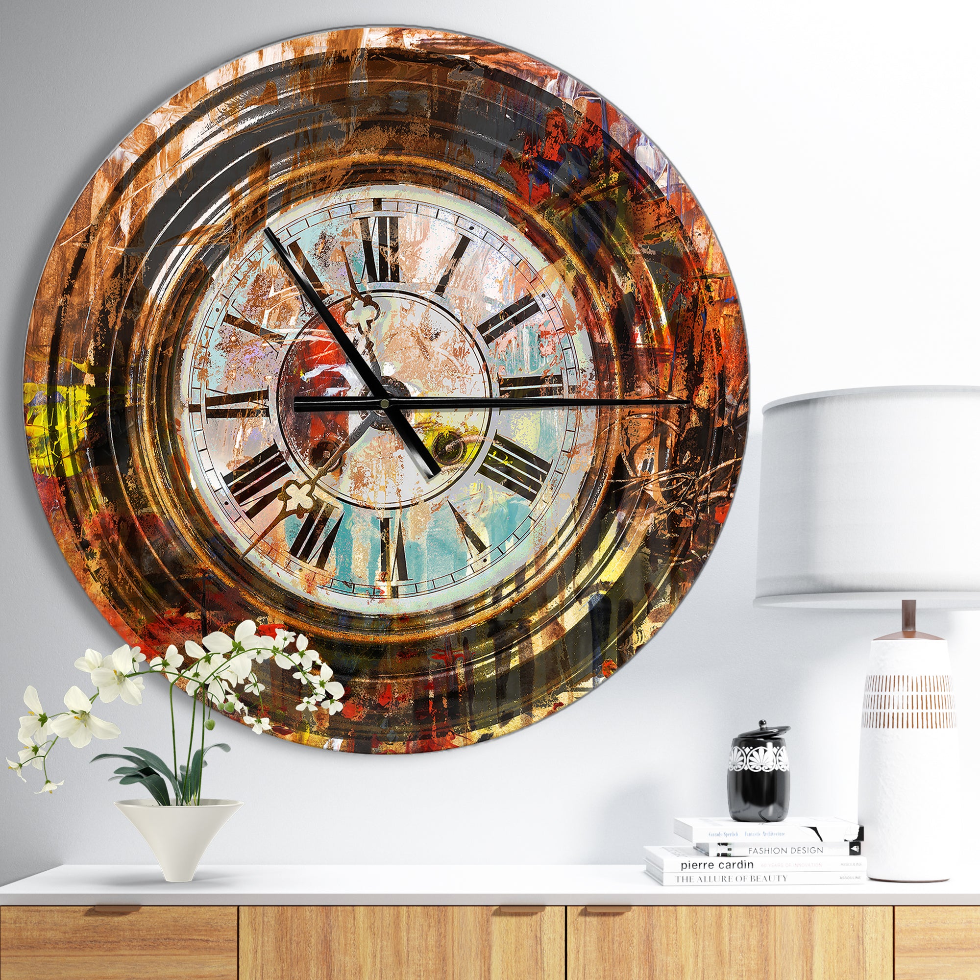 People and Time Acrylic Painting