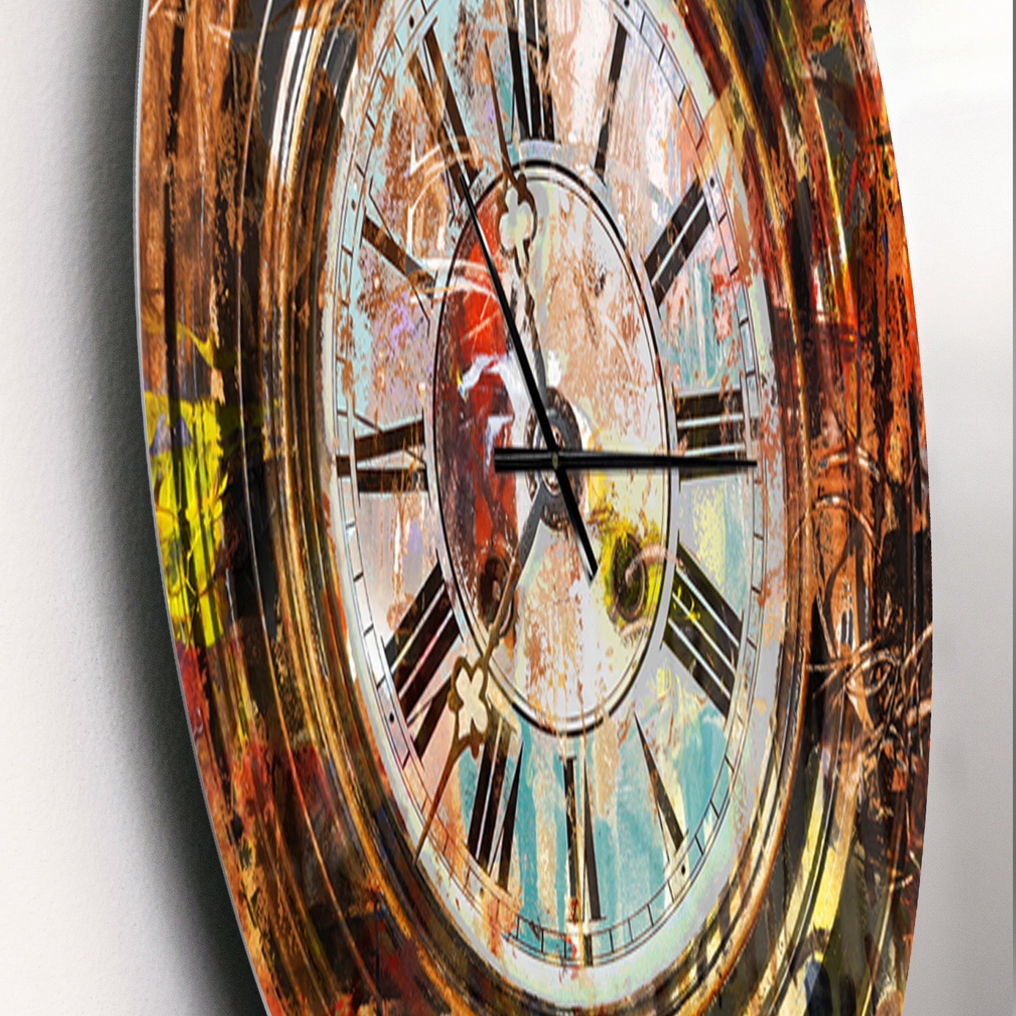 People and Time Acrylic Painting