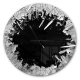Abstract Broken Wall 3D Design