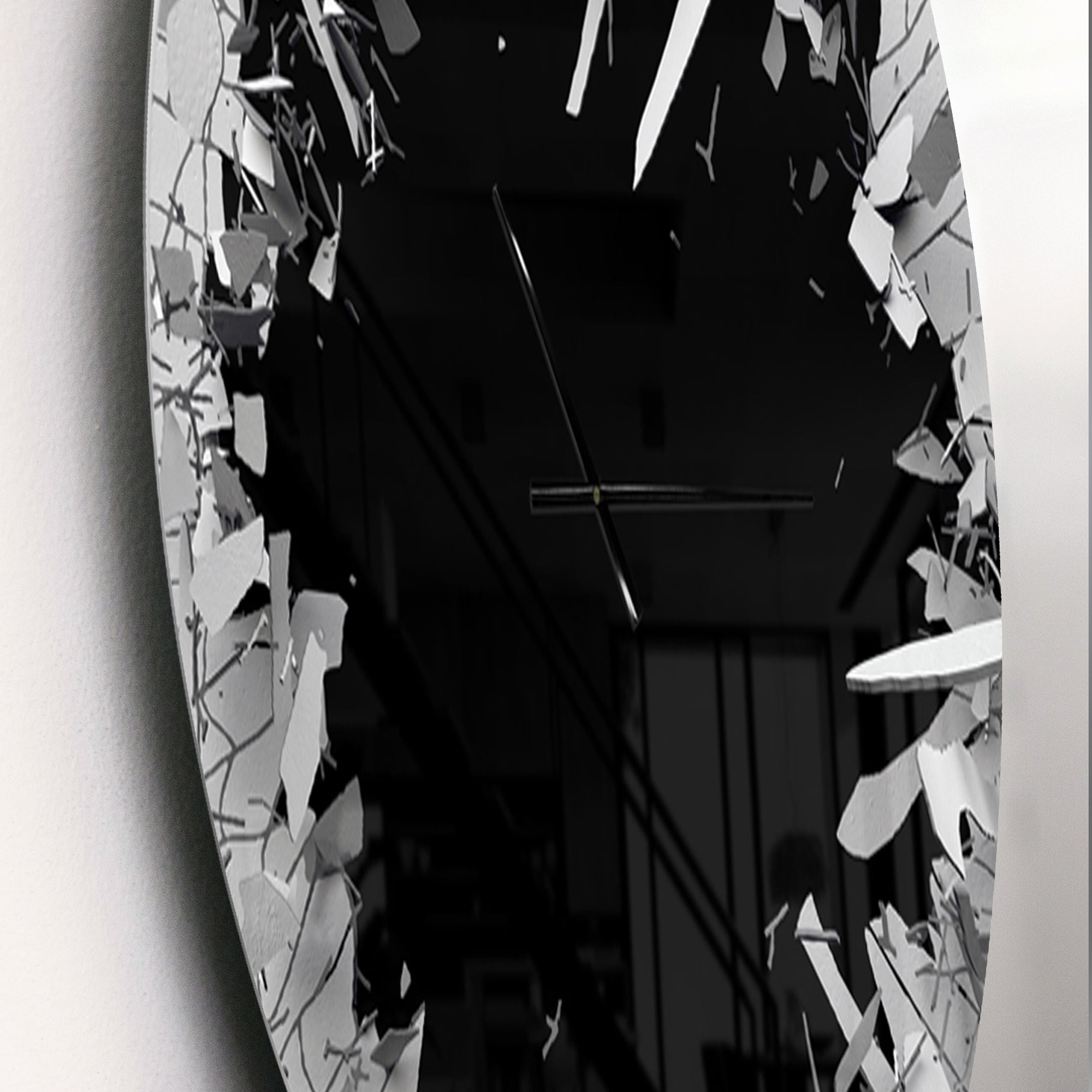 Abstract Broken Wall 3D Design