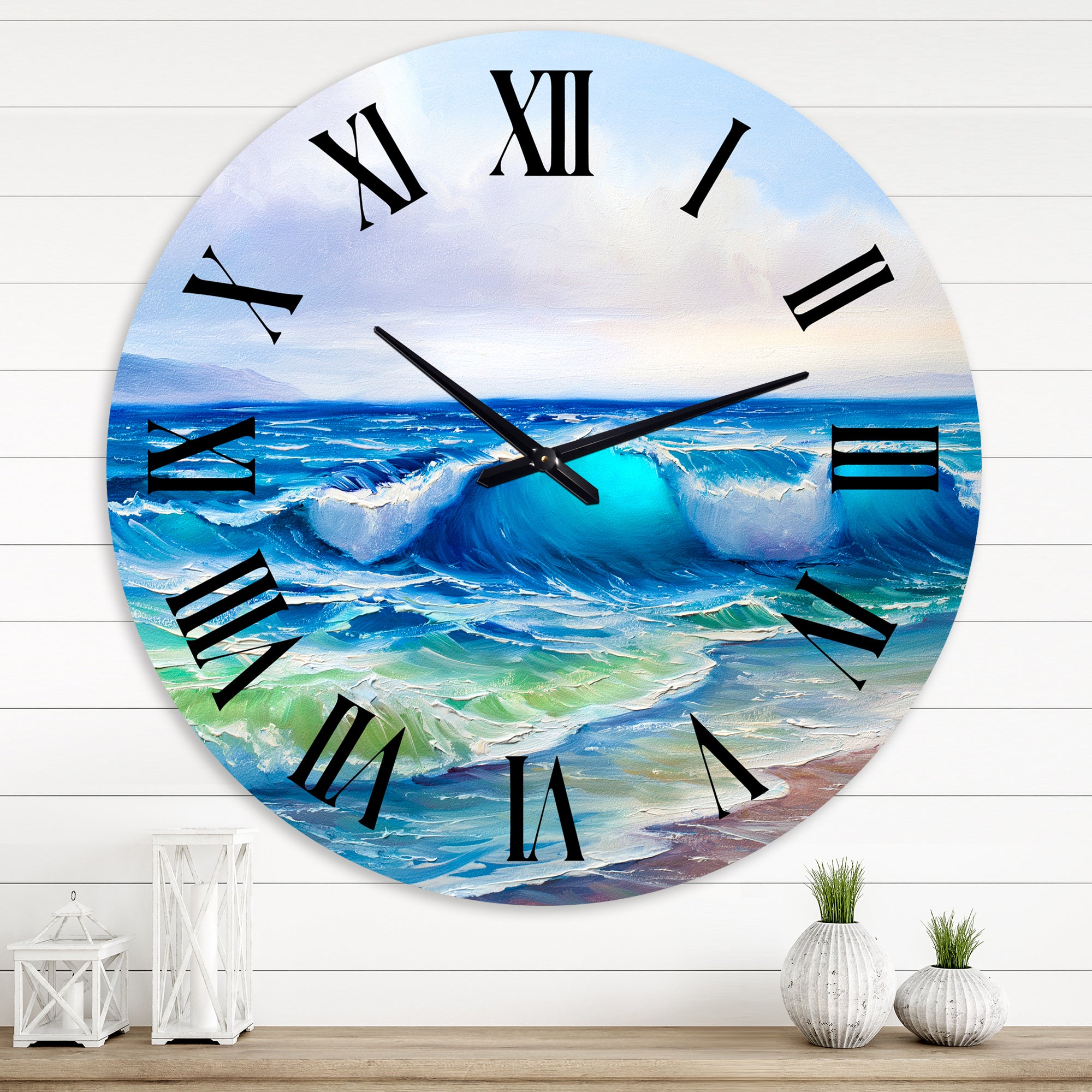 Seascape With Sunlight Catching A Wave