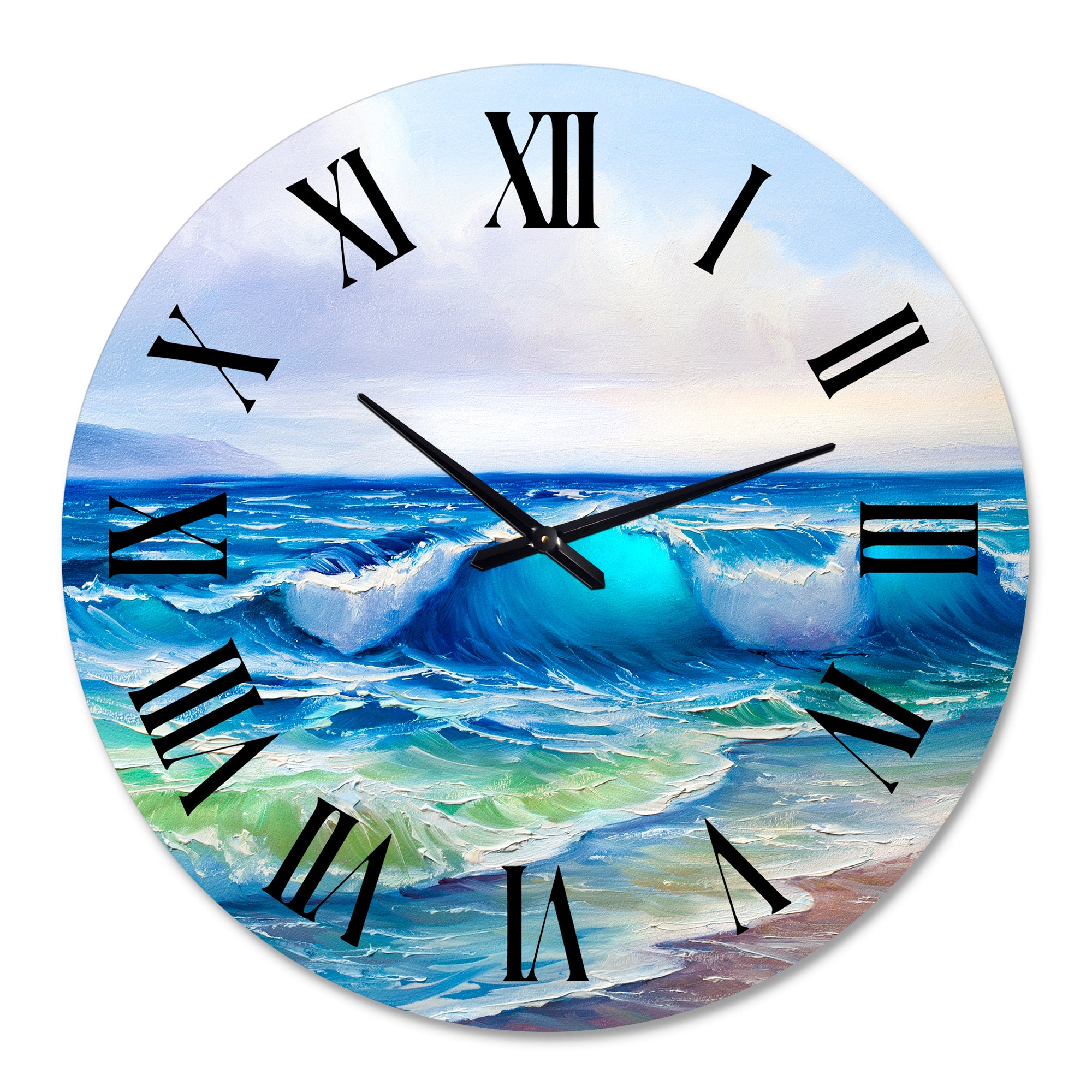 Seascape With Sunlight Catching A Wave