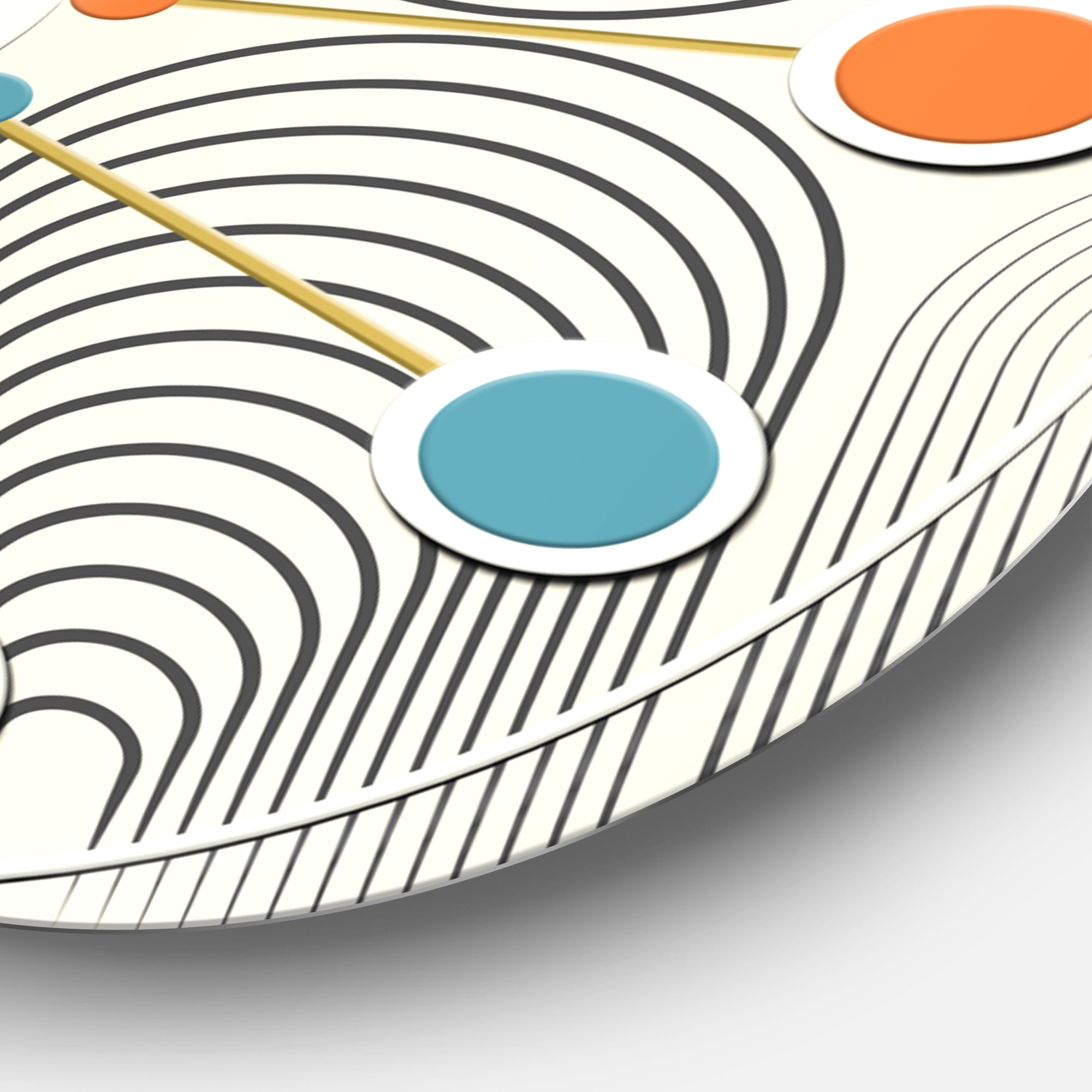 Monochrome Geometric Pattern X