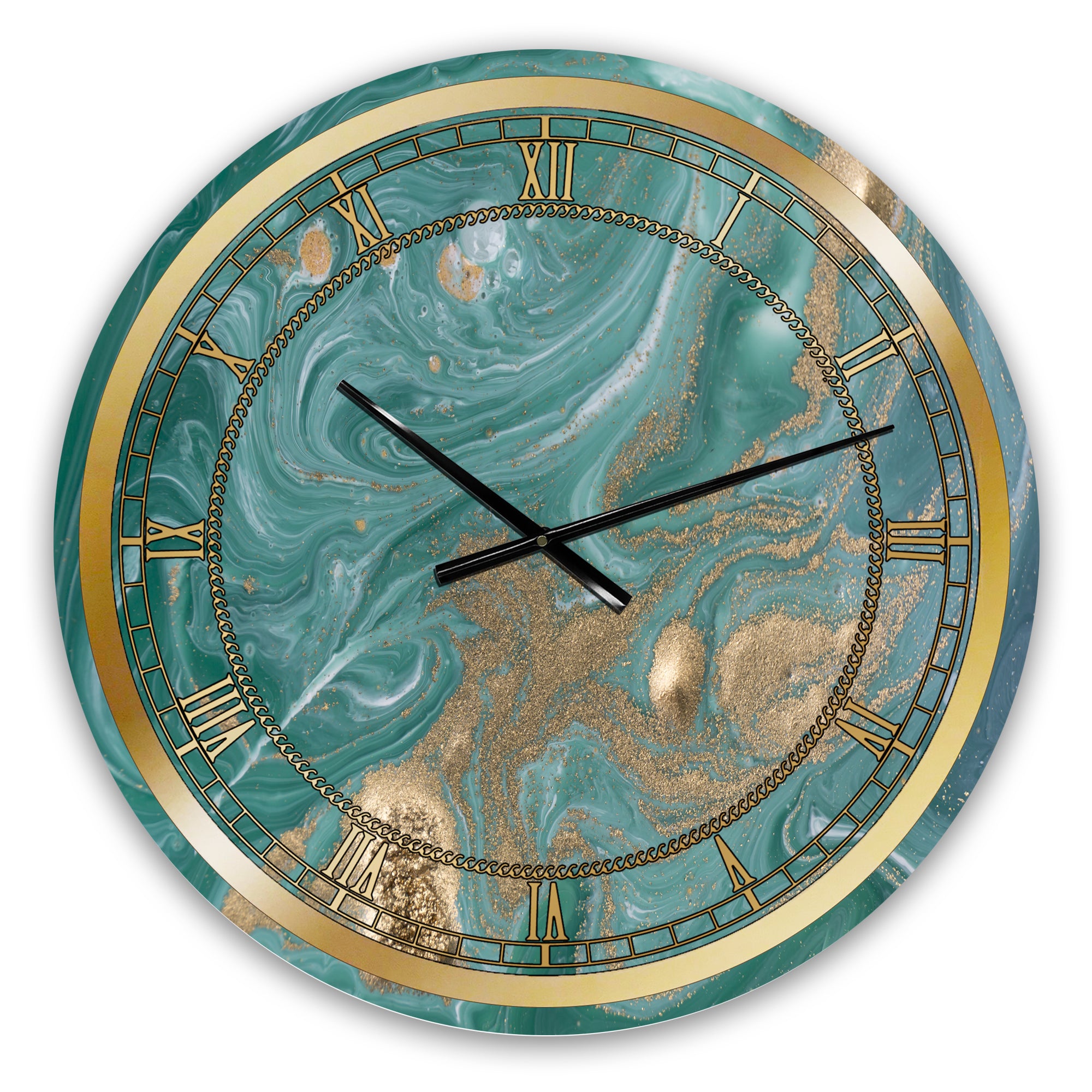 Nature Green and Gold Marble
