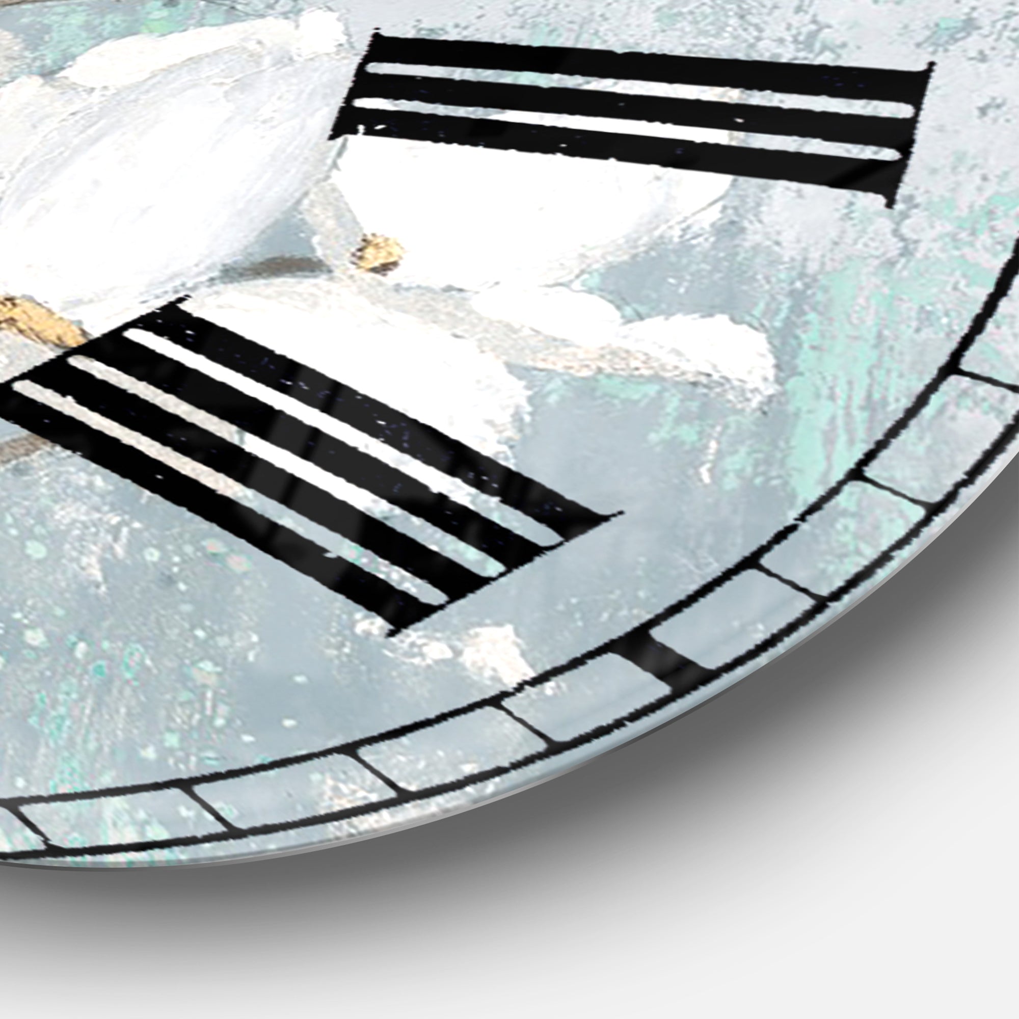 Blue on Grey Blossoms