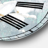 Blue on Grey Blossoms