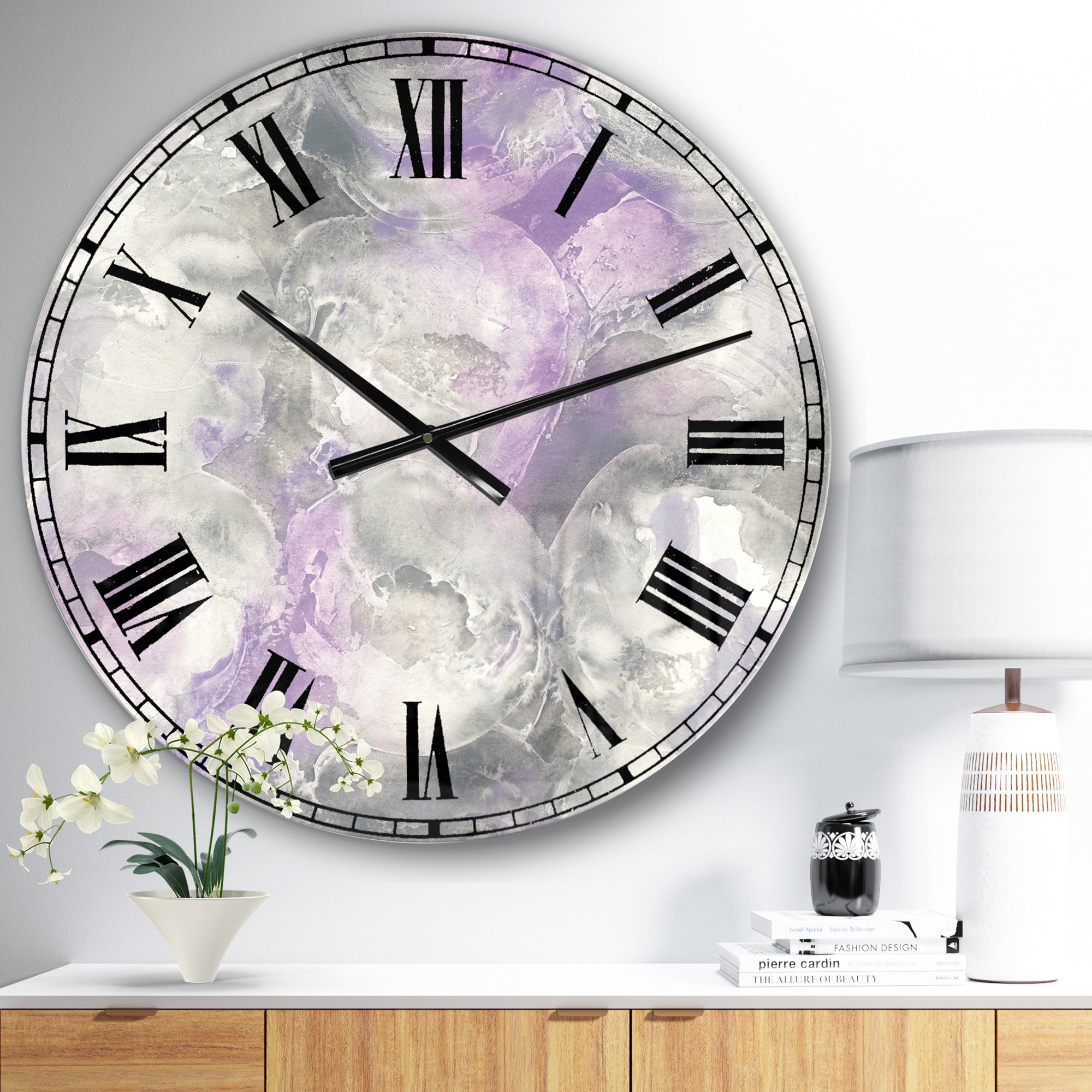 Watercolor Minimal Purple Tones III