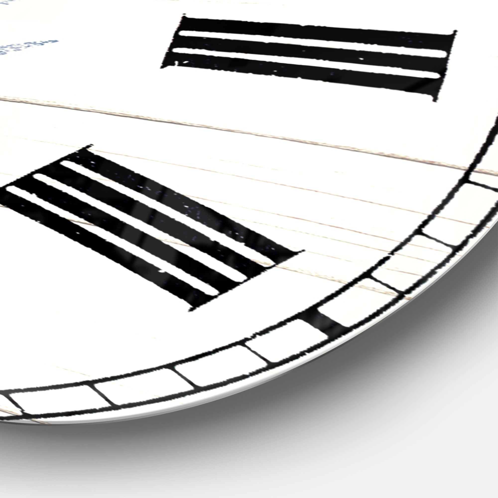 Blue Fern Print on wood I