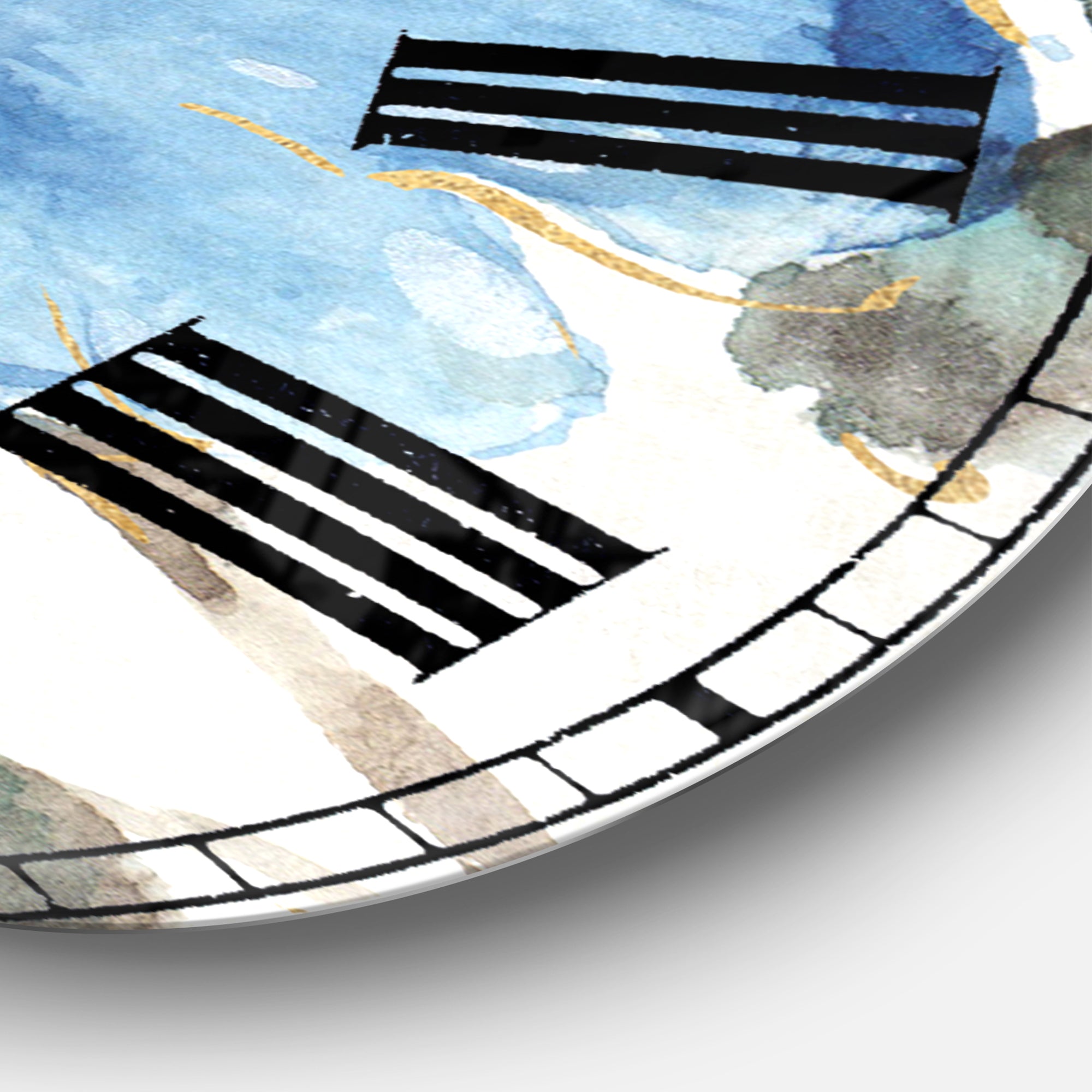 Indigold Watercolor Flower I