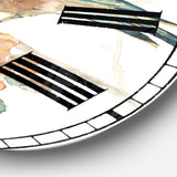 Cottage Bird on Orange Flower Twig