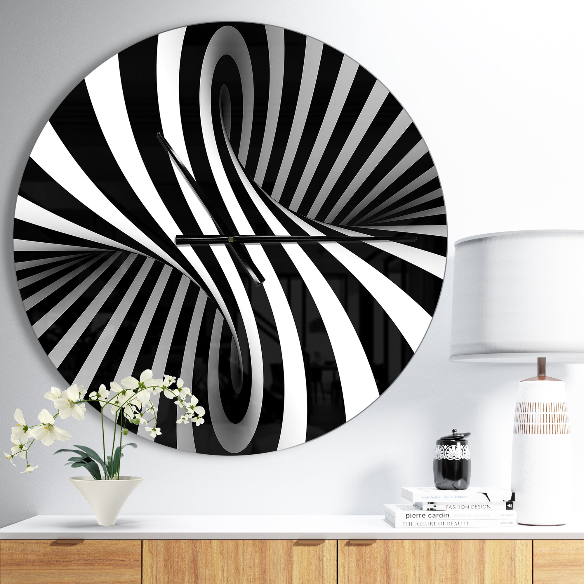 Black and White Spiral