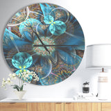 Fractal Blue Flowers