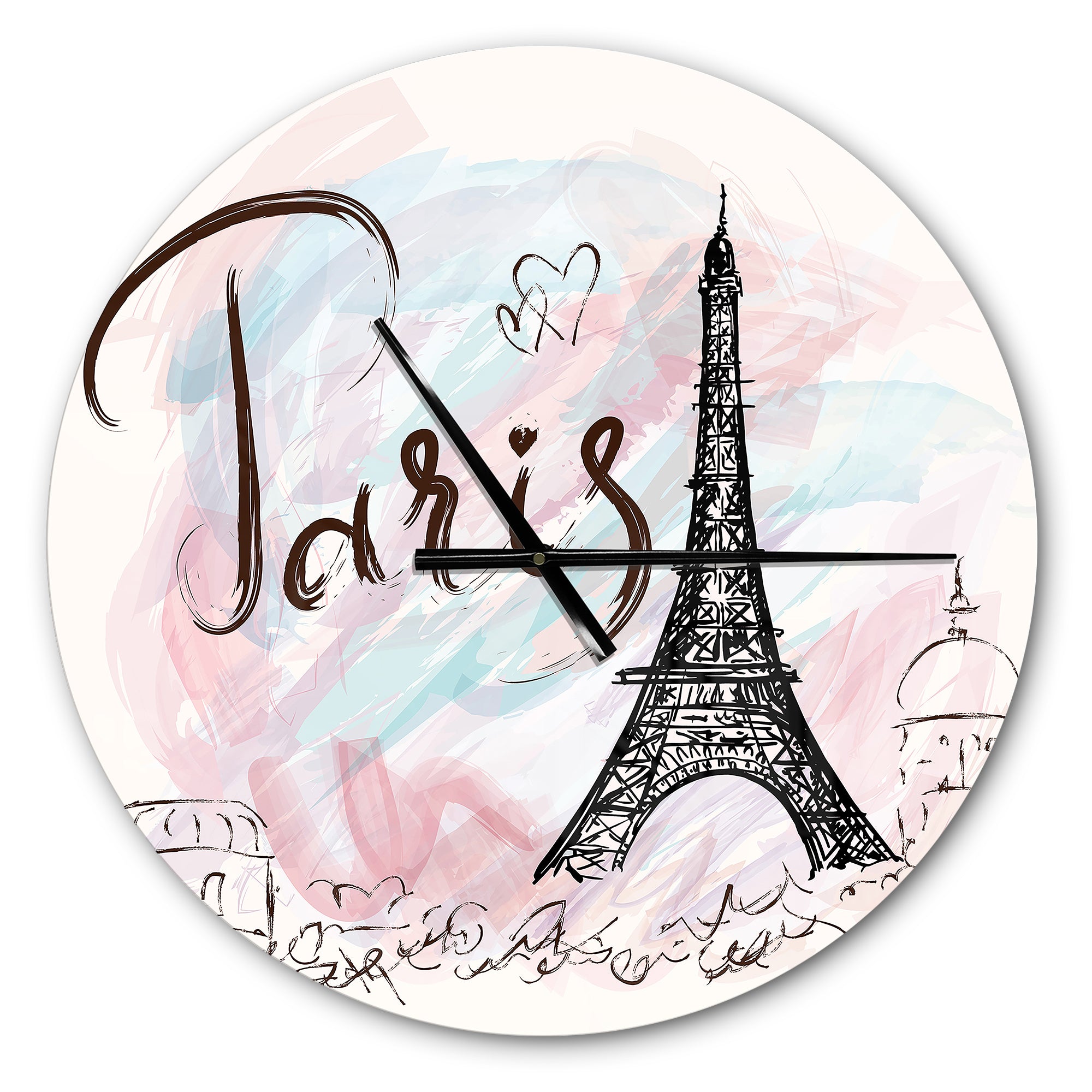 Illustration with Paris Eiffel Tower