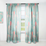 Designart 'Jellyfish Pattern' Nautical & Coastal 1 Curtain Panel