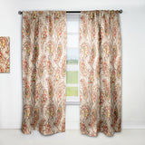 Designart 'Autumn Pattern' Bohemian & Eclectic 1 Curtain Panel