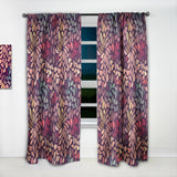 Designart 'Abstract Floral Pattern' Bohemian & Eclectic 1 Curtain Panel