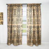 Designart 'Ethnic Decorative Mask' African 1 Curtain Panel