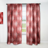 Designart 'Luxury Classic Red Leather' Modern & Contemporary 1 Curtain Panel