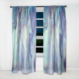 Designart 'Marbled Colours in Shades of Turquoise and Purple' Modern & Contemporary Curtain Panel
