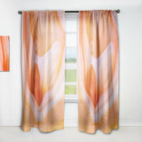 Designart 'Mineral Orange Agate' Mid-Century Modern 1 Curtain Panel